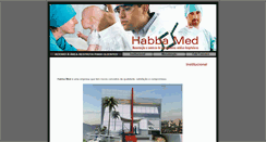 Desktop Screenshot of habbamed.com.br